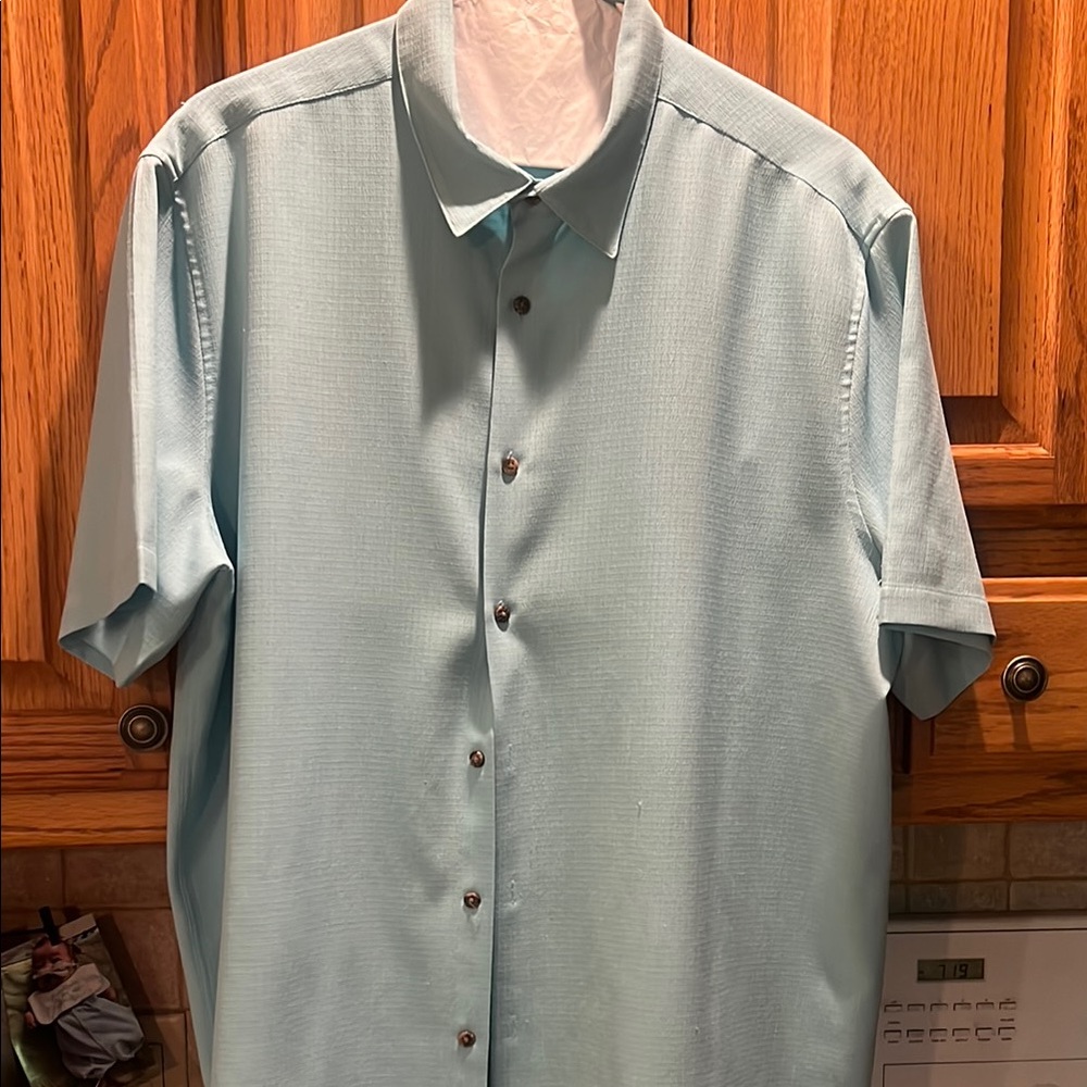 Men's xxl  Light ocean blue shirt